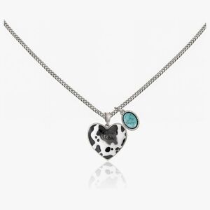 Wrangler's Montana West Heart Turquoise Pendant Necklace